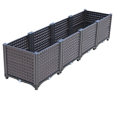 40 * 40 * 37 cm Plastikowe kwadratowe pudełka do sadzenia Plastikowe sadzarki do warzyw Lekka waga