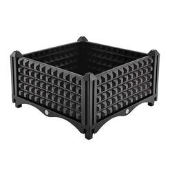 Plastikowe pudełka do sadzenia z rattanu Dekoracyjne zewnętrzne 40 * 40 * 26 CM