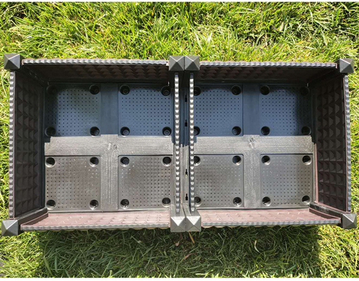 160 * 40 * 22 cm Plastikowe podnoszone sadzarki ogrodowe Samonawadniające plastikowe pudełka do sadzarek tarasowych