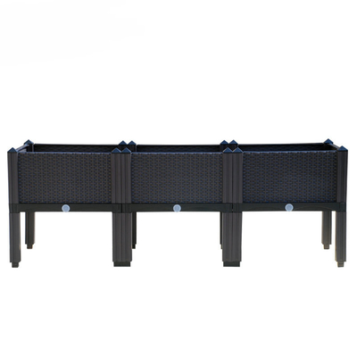 Mobilne plastikowe podnoszone sadzarki na nogach 50 * 50 * 27 cm do sadzenia warzyw