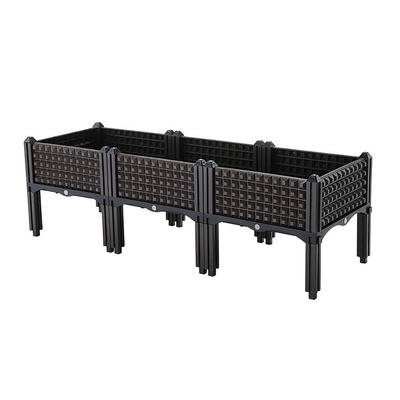 Mobilne plastikowe podnoszone sadzarki na nogach 50 * 50 * 27 cm do sadzenia warzyw