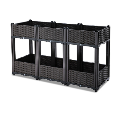 Wielowarstwowa plastikowa sadzarka stojąca 120 * 40 * 67 cm na balkon