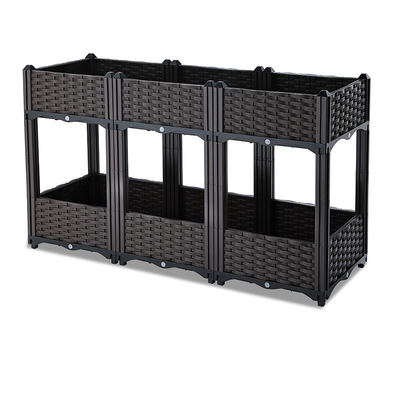 Wielowarstwowa plastikowa sadzarka stojąca 120 * 40 * 67 cm na balkon