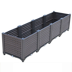 Restauracje Patio Plastikowe pudełko do sadzenia ogrodu 160 * 40 * 37 cm Logo Dostosowane